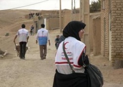 مانور تیم بهداشت و درمان اضطراری هلال احمر خوزستان برگزار شد