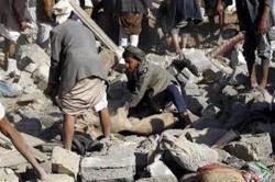 بمباران صنعاء، عدن، تعز، حجه و حرز توسط جنگنده های ائتلاف