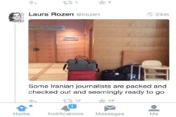 خبرنگاری که به چمدان ها هم رحم نمی کند!