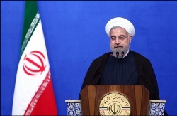 در مراسم روز صنعت دفاعی: روحانی: برای تهیه، ساخت و فروش سلاح از هیچکس اجازه نمی‌گیریم