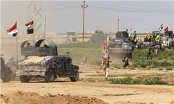 انهدام 15 خودرو داعش در عملیات بسیج مردمی عراق