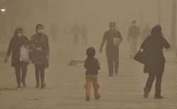گردوغبار خوزستان را محاصره کرد/ آلودگی سوسنگرد ۵۰ برابرحد مجاز