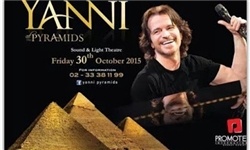 یانی در اهرام مصر کنسرت برگزار می‌کند