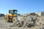 اجرای طرح نهضت جمع آوری نخاله های ساختمانی و پسماند های روستایی در بهبهان