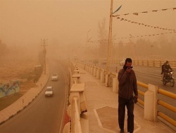 میزان گرد و غبار در اهواز و خرمشهر به ۹ برابر حد مجاز رسید